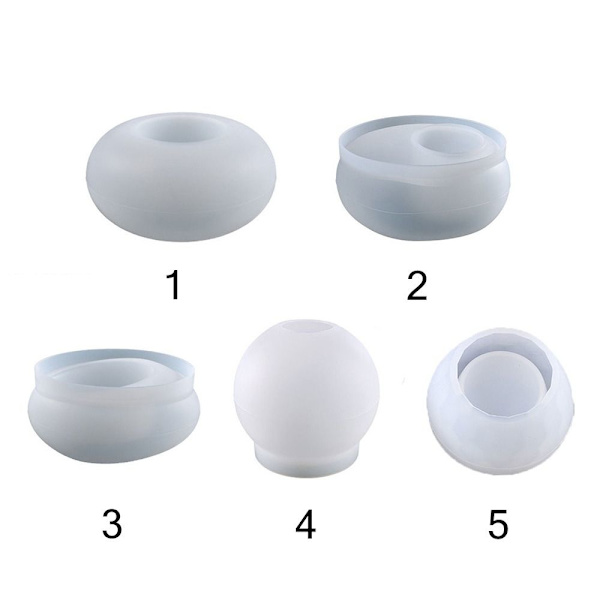 Suckulent blomkruka form Ljushållare mould 3 3 3