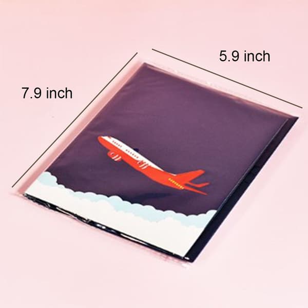 Flygplan handgjorda 3D-kort gratulationskort tackkort