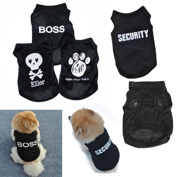 Husdjur Sommarkläder Hund Bröllopsdräkt Katt Casual SECURITY M Security  M