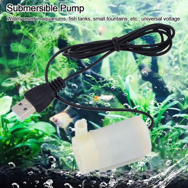 2st DC 5V dränkbar pump VIT White