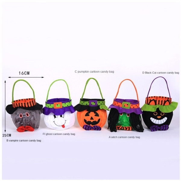 2 stk Party Godteripose Peluche Tote Bag GHOST GHOST Ghost