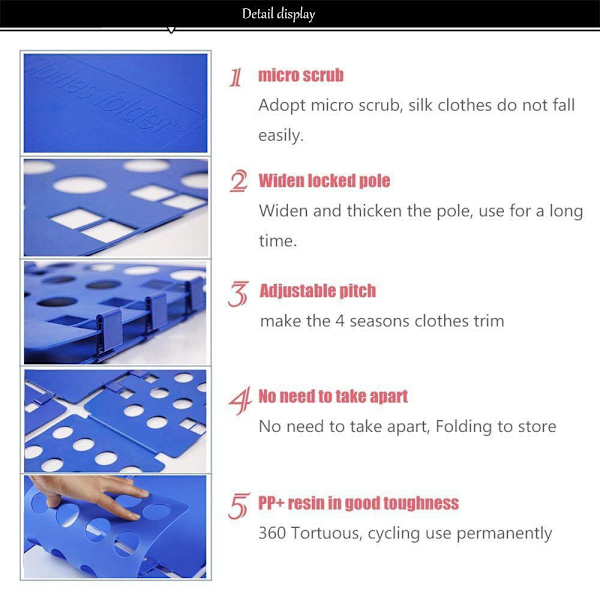 Clothes Folding Board Quick Fold Clothes red