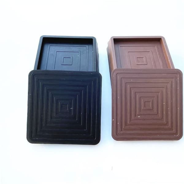 4 Stk Møbelbrikker Møbelpuder SORT 2,5TOM black 2.5inch