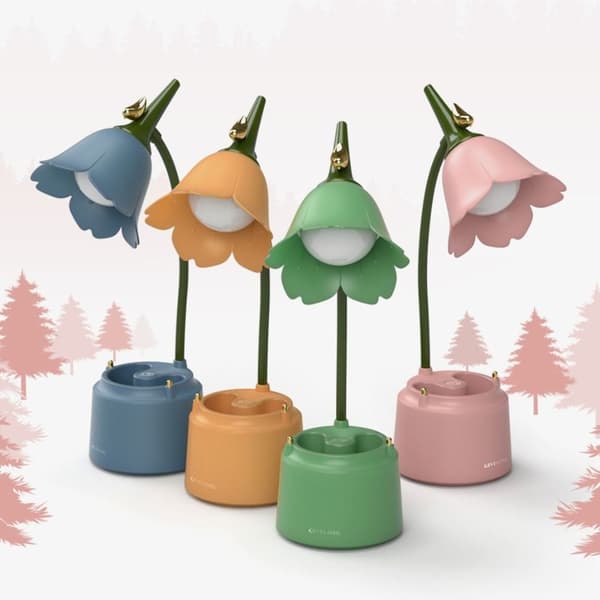 Skrivebordslampe LED Natlys GUL yellow
