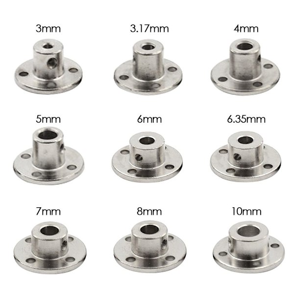 R11 styv flänskopplingsjärn 7MM 7mm