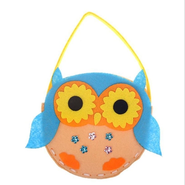 Gör-det-själv handväska Barn Hantverksleksak UGGLA Owl