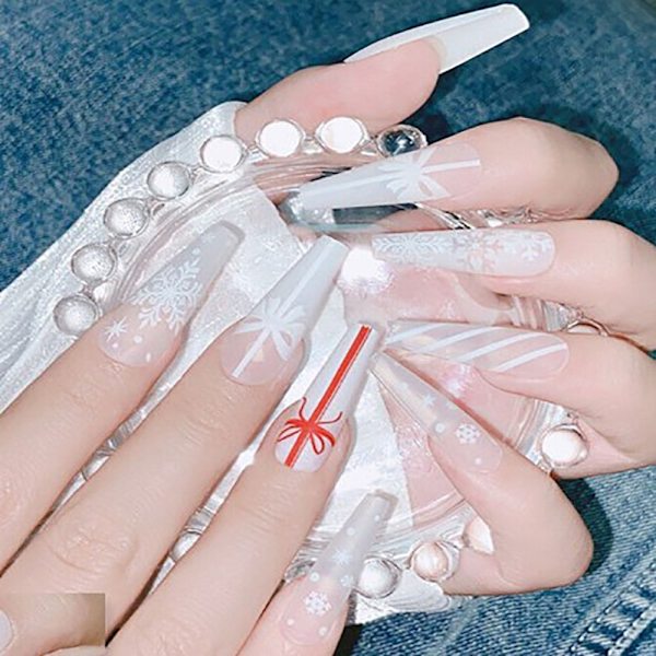 Christmas Fake Nails Christmas Nail Enhancement 06 06 06
