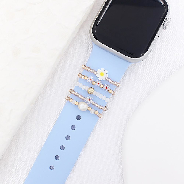 Rem Dekorativ Ring Armband Dekoration VIT White
