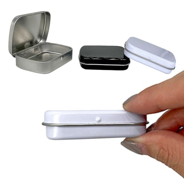2kpl Peltilaatikot Mini Box SILVER silver