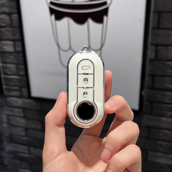 Bilnøglekasse Auto Shell Fob SORT Black