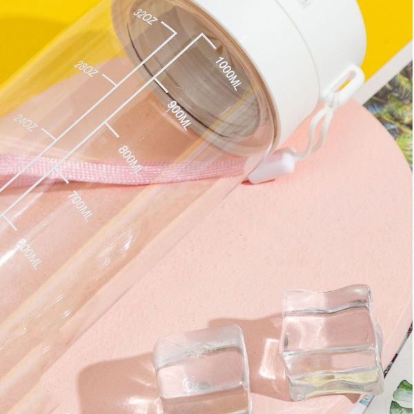 Vandkop Gym Plastic Cup HVID HVID White