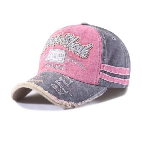 Broderi Baseball Caps Distressed Faded Cap PINK pink