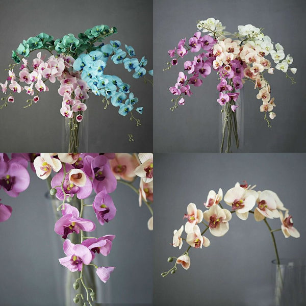 Sommerfugl Orchid Kunstig Blomst PINK Pink