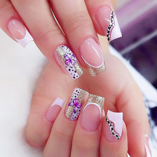 Franska Fake Nails False Nail AI-01-10 AI-01-10 AI-01-10