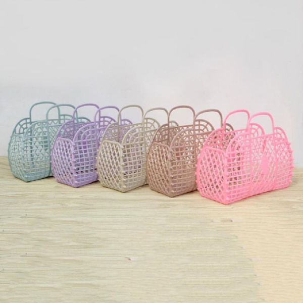 Hollow Basket Muovinen säilytyskori PINK Pink
