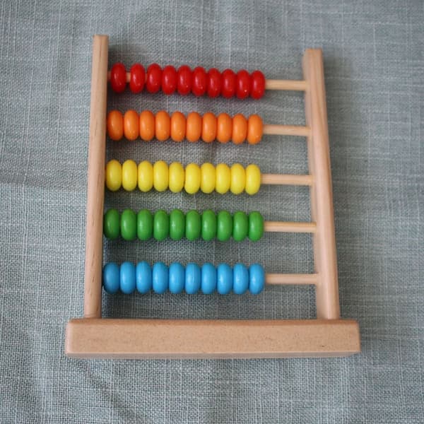 Trä Abacus Beräkningspärla PLASTPÄRLOR PLASTPÄRLOR plastic beads