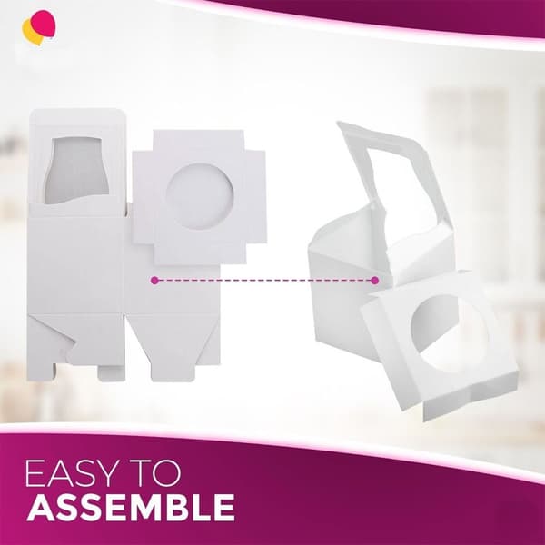 12 stk Cupcake Boxes Cup Cake Box Muffin Box 12pcs