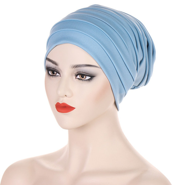 Muslim Bonnet Ladies pääkääreet VAALEANSINISET Light Blue