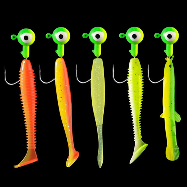 20 kpl pyöreä lyijypää koukku jigging syötti 2,5 cm 0,8 GMIX COLOR MIX 2.5cm 0.8gMix color