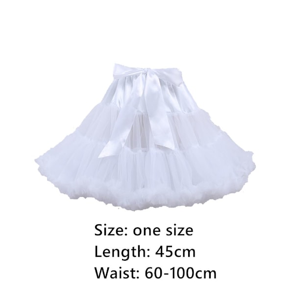 Underkjolar Kjol VIT ONE SIZE white One Size