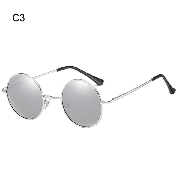 Små runde solbriller Hippie Circle Solbriller C3 C3 C3