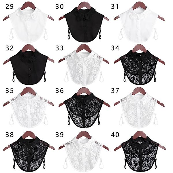 Skjorta Fake Collar Clothes Accessories 32 32