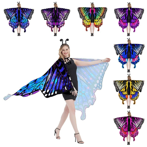 Butterfly Wings Sjal Butterfly Scarf 7 7 7