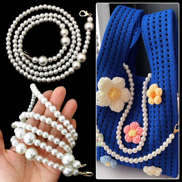 Pearl Strap Lång pärlkedja 70CM 70CM 70cm