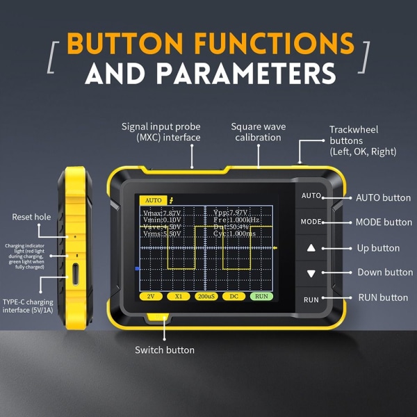 Digital Oscilloskop Automotive Oscilloskop VALGMULIGHED Option