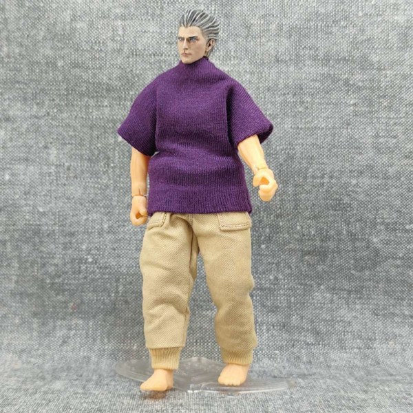 1/6 Miniatyyrivaatteet Soldier Casual T-paita KELTAINEN Yellow