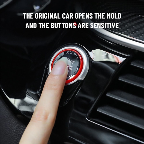 til bm w E90 E91 E92 E93 E60 4-farvet start stop knap rød