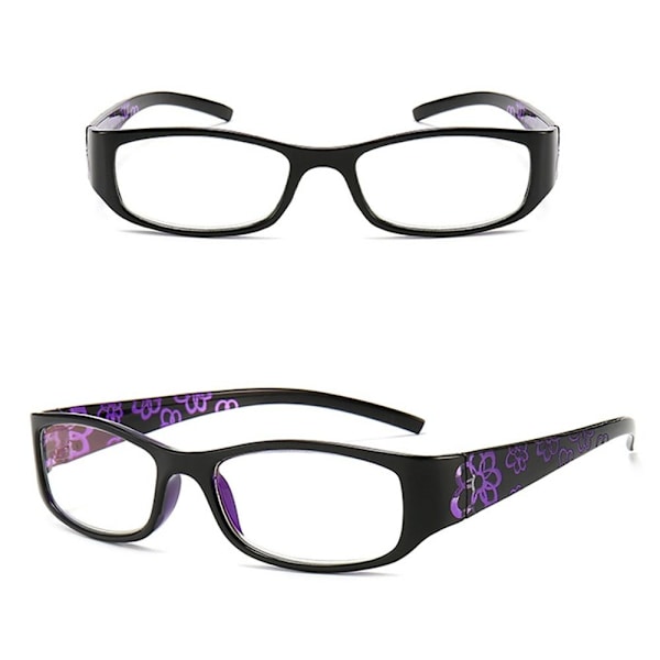 Anti-Blue Light Lukulasit Neliömäiset silmälasit PURPURIT Purple Strength 100