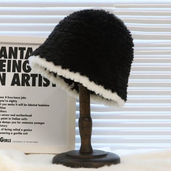 Woolly Bucket Hat Vinterhattar SVART black