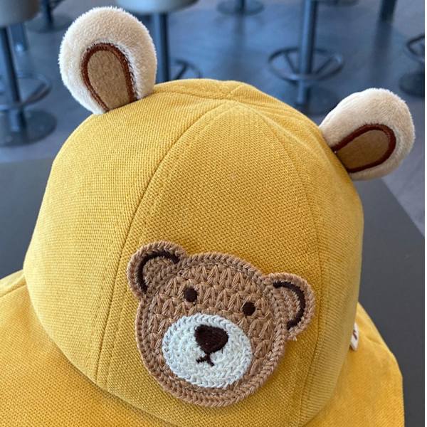 Children Bucket Hat Beach Hat KELTAINEN yellow
