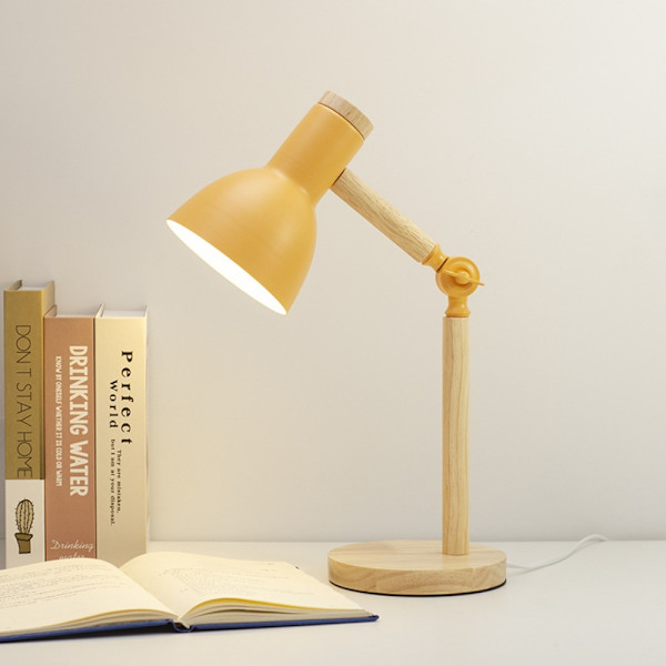 Læsebordslampe Skrivebordslampe GUL yellow