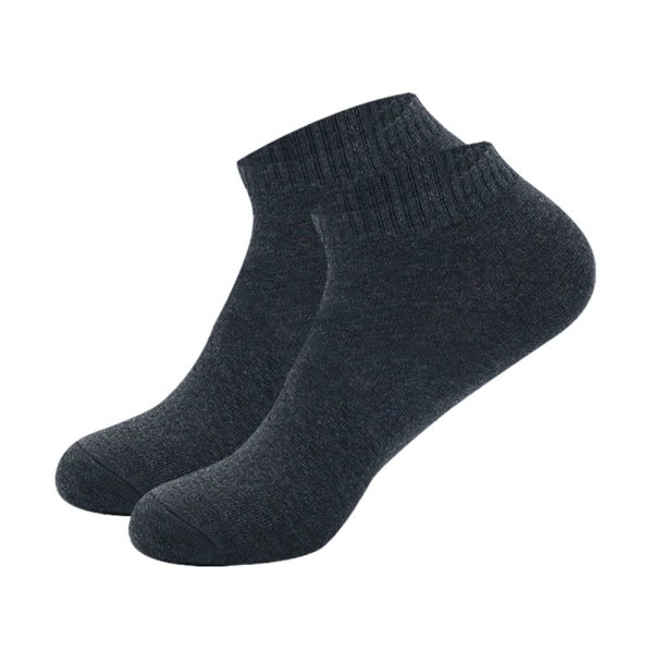Puuvillasukat naisten ja miesten sukat TUMMANHARMAA 1 1 dark grey 1-1