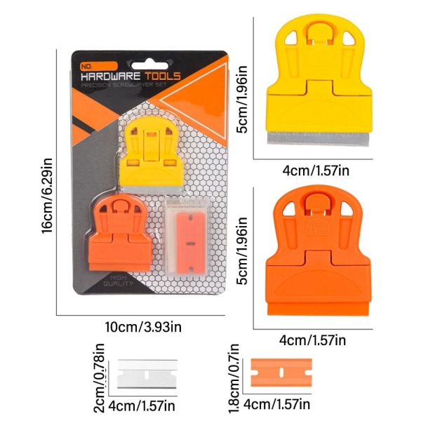 Razor Blade Scraper Lim Remover Tapet Udpakningsværktøj