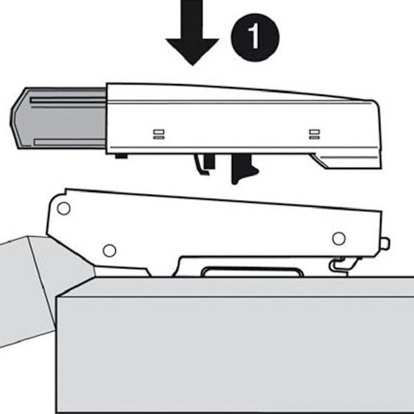 Hængsel buffer dæmper Buffer hængsel LIGE ARM HÆNGSEL Straight Arm Hinge