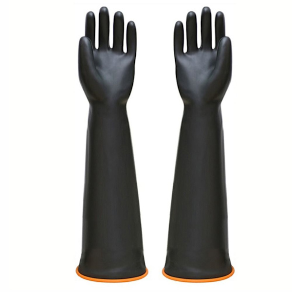 Kemikaliebeständiga handskar Industrigummihandskar 45CM 45cm