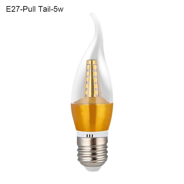 Led stearinlys Pærer Energisparelampe E27PULL TAIL-5W PULL TAIL-5W E27Pull Tail-5w