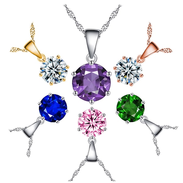 Zirkoni korvakoru kaulakoru set ketju kaulakoru korvakorut ROSE GOLD rose gold