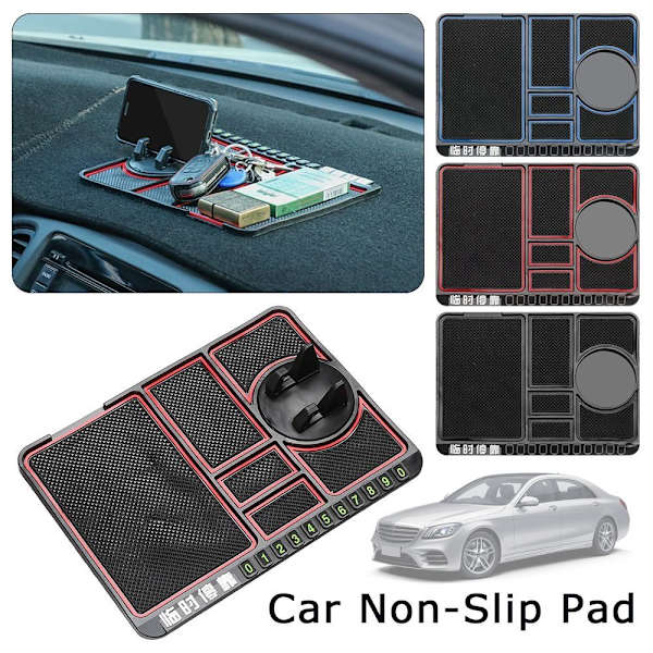 Antislippmatte for bilens dashbord SVART