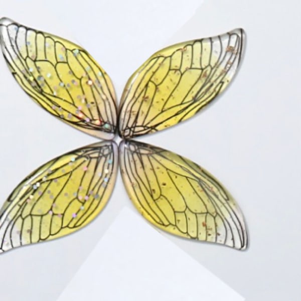 50 stk Butterfly Wing Charms Insekt Wing Charms Bulk anheng