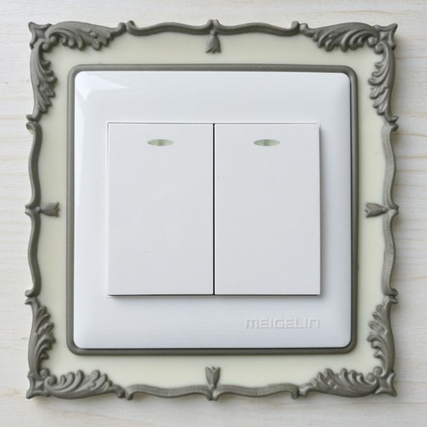 Lysbryterdeksel Surround Socket Ramme KAFFE coffee