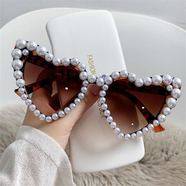 Sydän Aurinkolasit Pearls Aurinkolasit MUSTA-HARMAA MUSTA-HARMAA Black-Grey