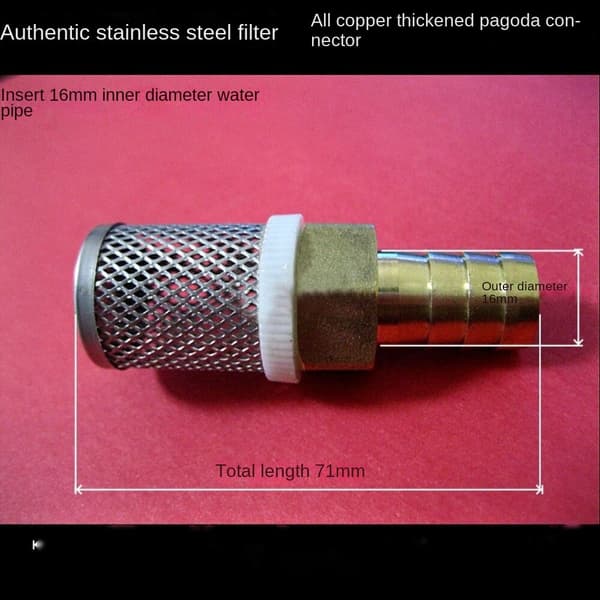 2 stk. Messing Filter Mesh Filter 12MM 12MM 12MM