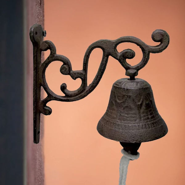 Støpejernsklokke Retro dørklokke B B B