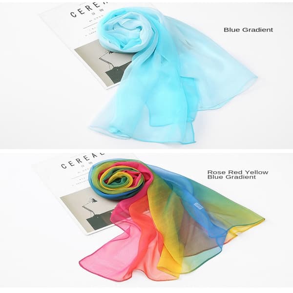 Sidenscarf Sjal MULTIFÄRG Multicolor