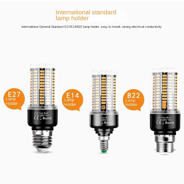 LED-maissilamput maissilamppu E27-3,5W-VALKOINEN VALO E27-3.5W-White Light