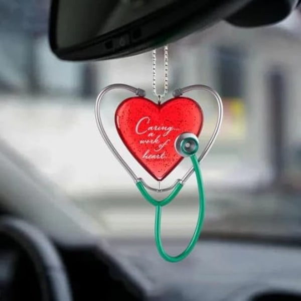 Heart Stetoscope Caring Pendant Juletre hengende dekor